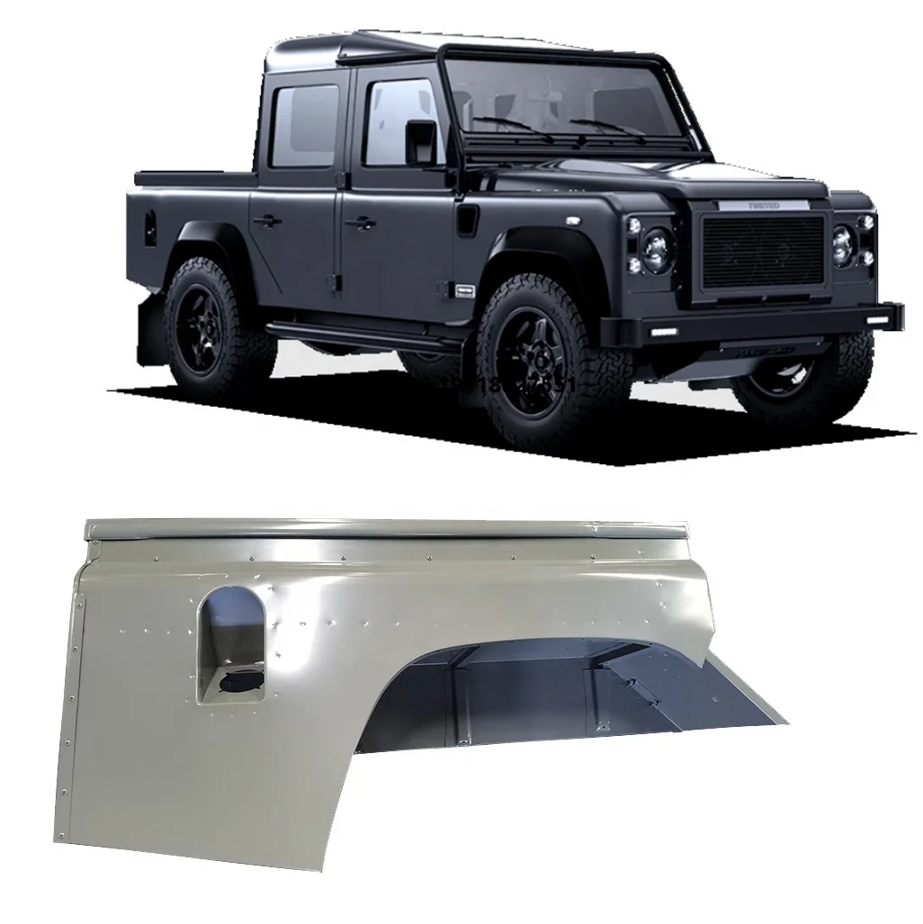 

Replacement EDP Painted Right Side Quarter Panel Rear Fender Assy for LR Defender 110 OEM ALA710140