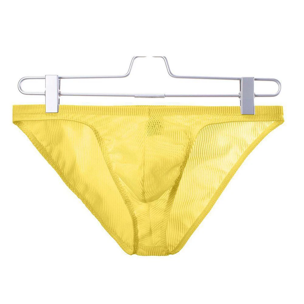 

Мужские ультратонкие трусы-брифы с мешочком, быстросохнущие, с Т-образной спинкой, тонкое сексуальное белье, прозрачные трусики, эластичные быстросохнущие трусы