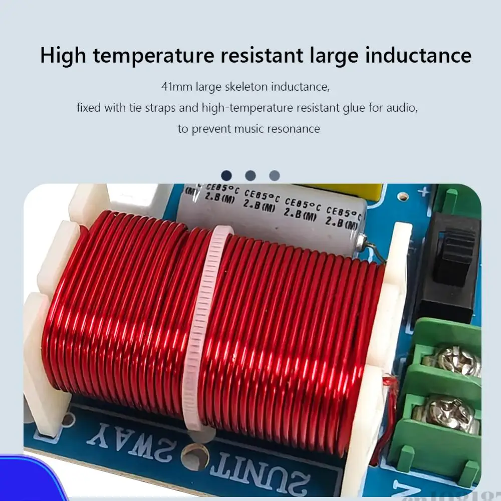 2-Way 250W 2500-3000Hz Frequency Divider DIY Speaker Filter Circuit Home Theater HiFi Stereo Audio Crossover
