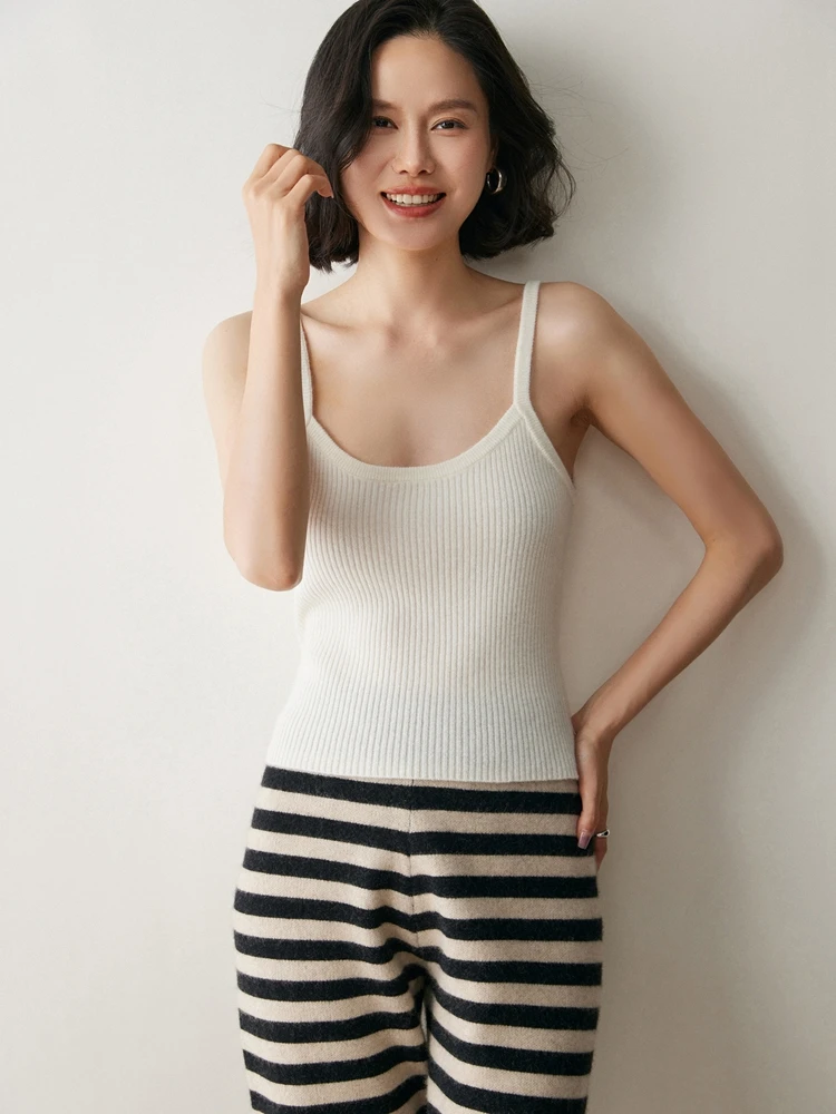 

Camere вязаный облегающий жилет U-Neline ort Sle, высокоэластичная теплая внутренняя одежда для женщин, чистый цвет