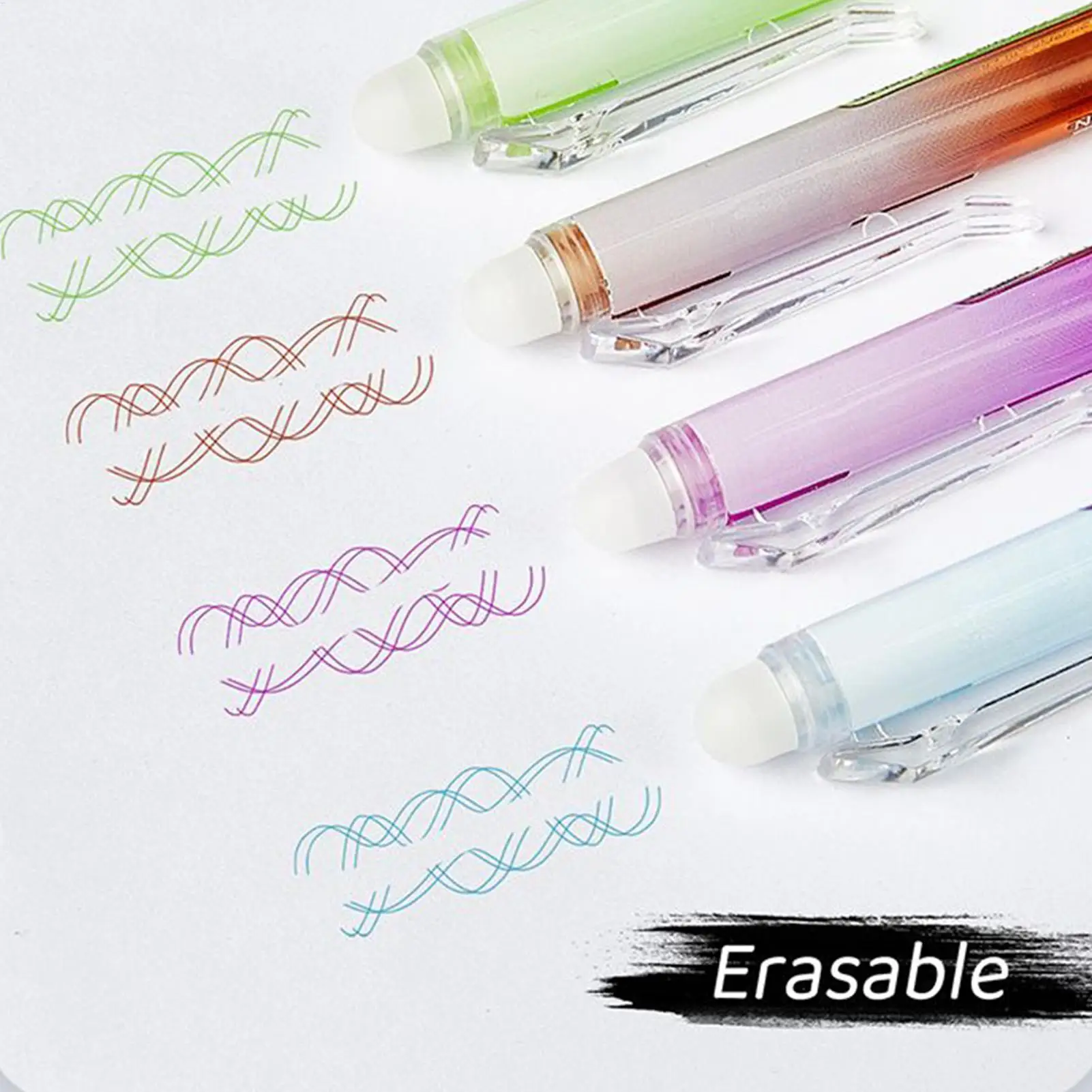 Стираемые ручки, 36 предметов, школьные стираемые цветные ручки, письменные принадлежности, учебные принадлежности для рисования, маркировки, раскраски для классной комнаты