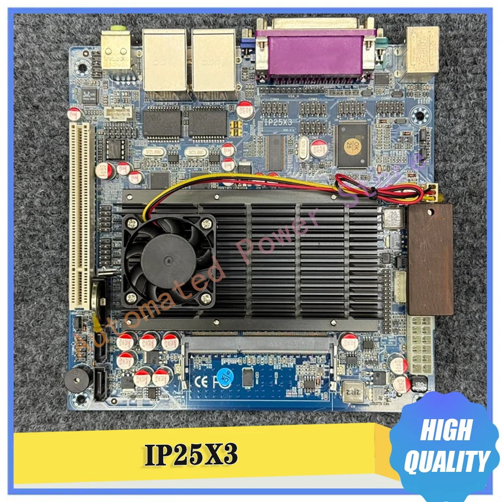 IP25X3 ITX-M52X62A Integrated CPU Computer Motherboard Dual Network Port 6COM Port