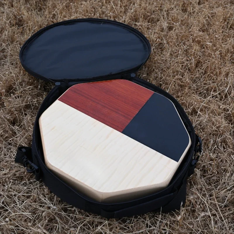 Portable Travel Box Drum SD6 Octagonal Drum Multilateral Caron Drum Hand Shot Percussion Tambourine