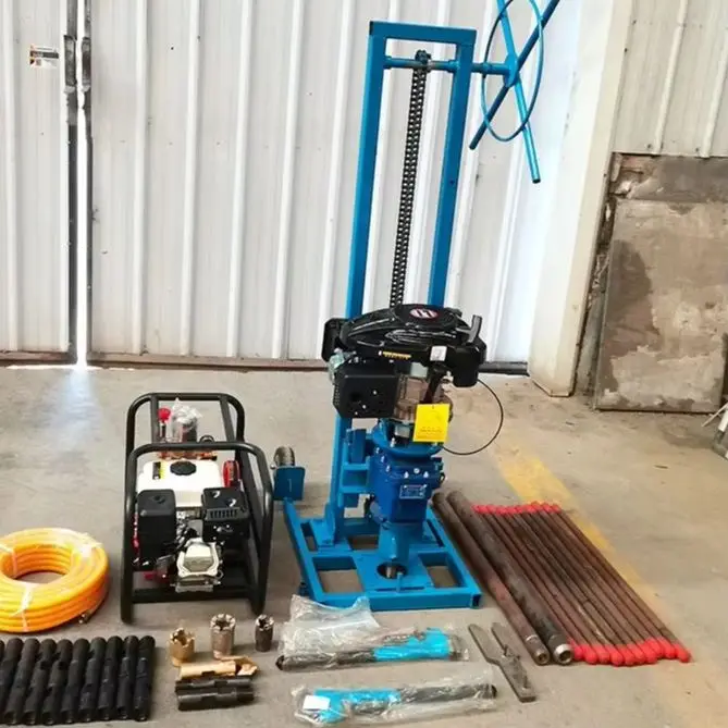 

Индивидуальная портативная буровая установка для отбора керна (бензин/дизель), 15-метровая, для грунта и бетона, одноконтурная, легкая, для отбора проб