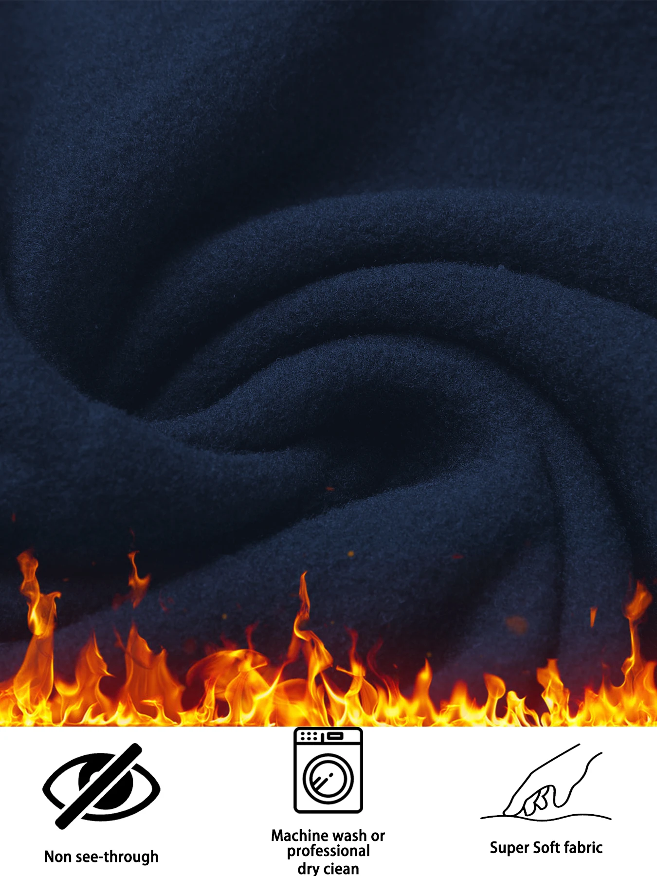 Women's Fleece Lined Winter Leggings with Pockets - High Waisted Thermal Tummy Control Thick Warm Tights for Workout Running