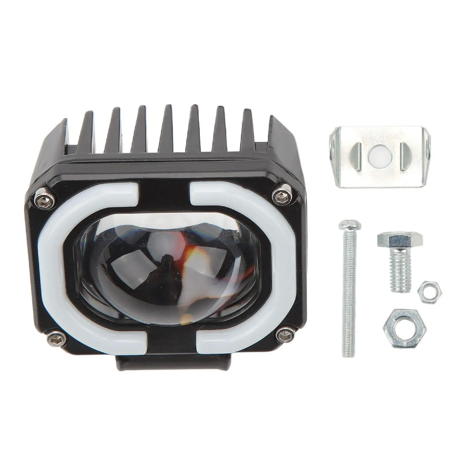 LED-Würfel-Arbeitsleuchte, IP67, wasserdichtes LED-Arbeitslicht, 3 wählbare Farben, 10 bis 60 V, helles Licht, zweifarbige Linse für ATV, für Boot