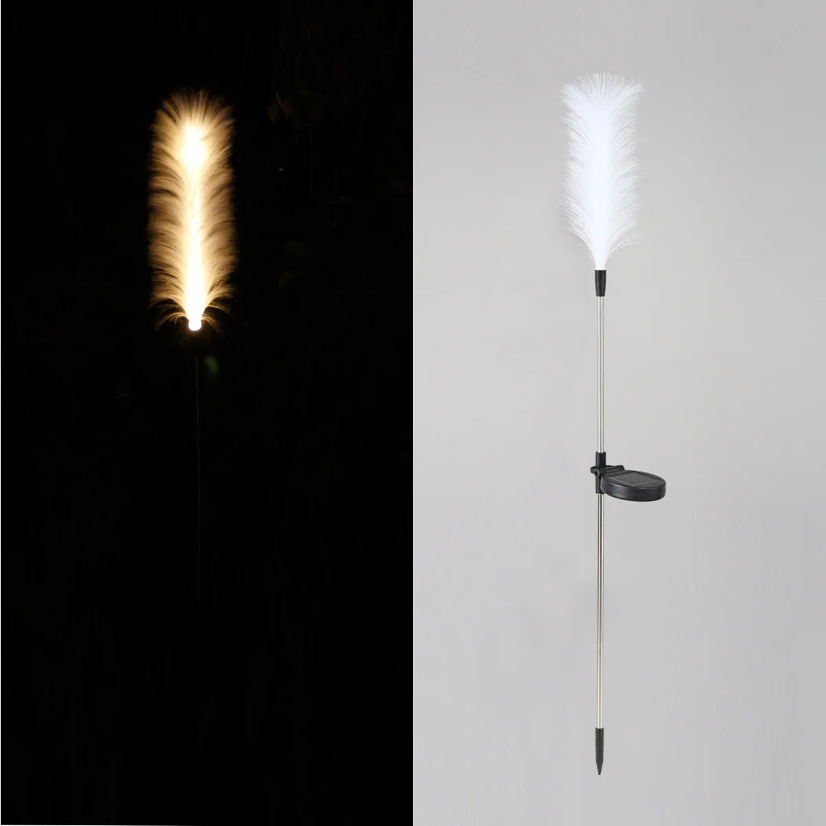 solar reed shaped led lanscapinf light Outdoor Solar LED Lawn Lights Waterproof Patio Garden Firefly Decoration Light