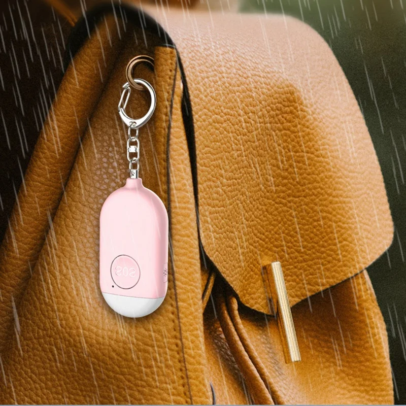 ارتفاع-إنذار شخصي قابلة للشحن مقاوم للماء في حالات الطوارئ الدفاع عن النفس SOS تنبيه الاغتصاب صافرة السلامة صفارة الإنذار للنساء الأطفال شيوخ