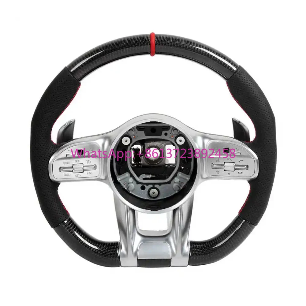 

Real Carbon Fiber Steering Wheel for Mercedes-Benz AMG E63 G63 C63 GT CL63 S63