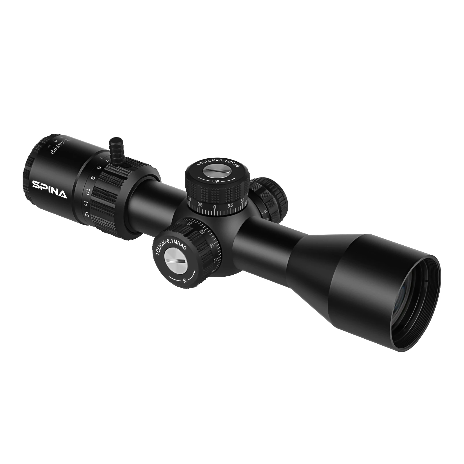 Imagem -02 - Spina Optics-compact Rifle Scope Sight Caça Tática Reconjunto de Bloqueio de Torre Parallax Lateral Tiro Rápido hd 312x44 Ffp