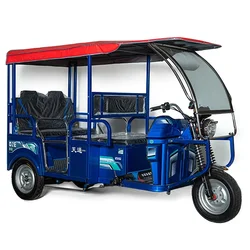 Best Sale Tuk Tuk Taxi India 3 Wheel Adult Electric Passenger Tricycle