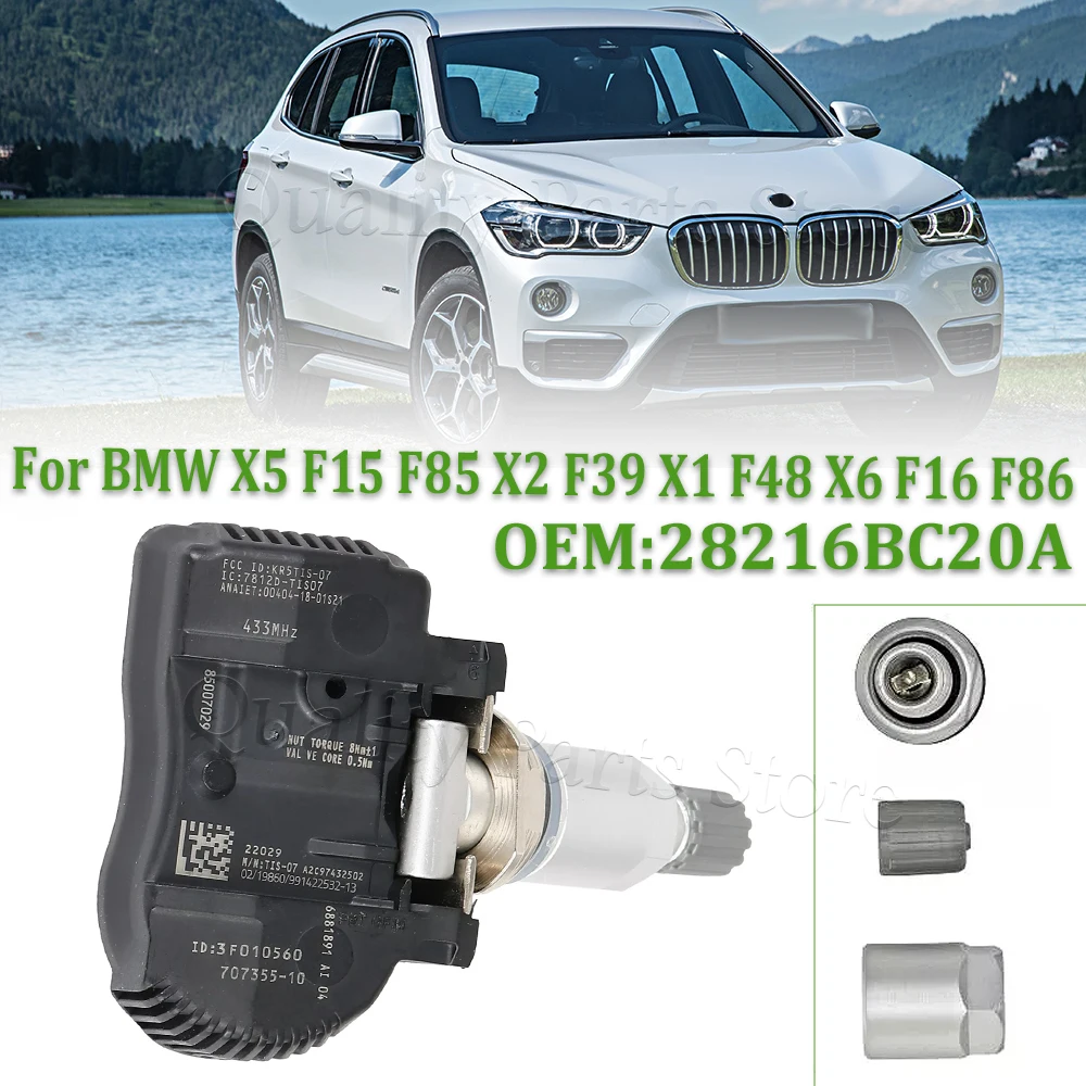 NEW TPMS Tire Pressure Monitoring System Auto Security Alarm Sensor For BMW X5 F15 F85 X2 F39 X1 F48 X6 F16 6855539 36106881890