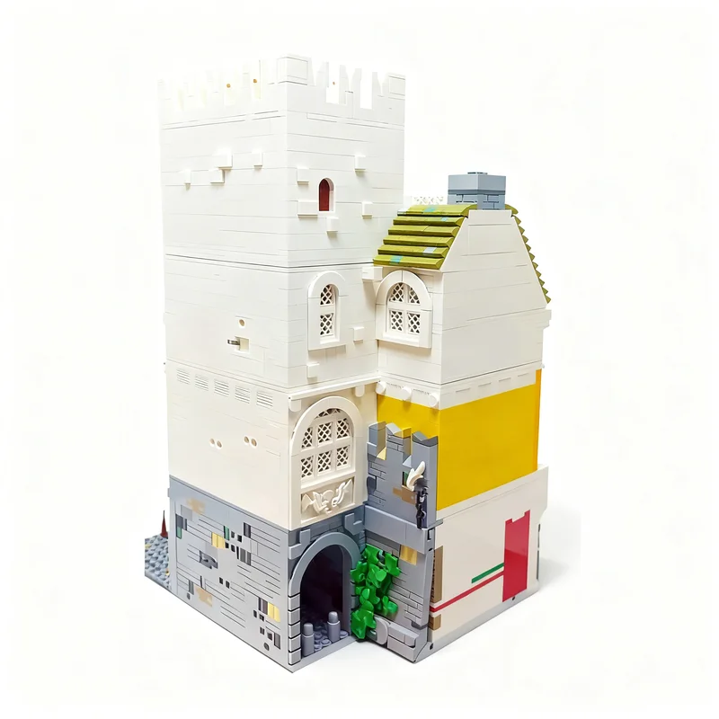 5831pcs MOC Modular Buildings K8008 - Pizzeria Post Office Model Building Blocks 3D Display Education Assemble Idea Creative