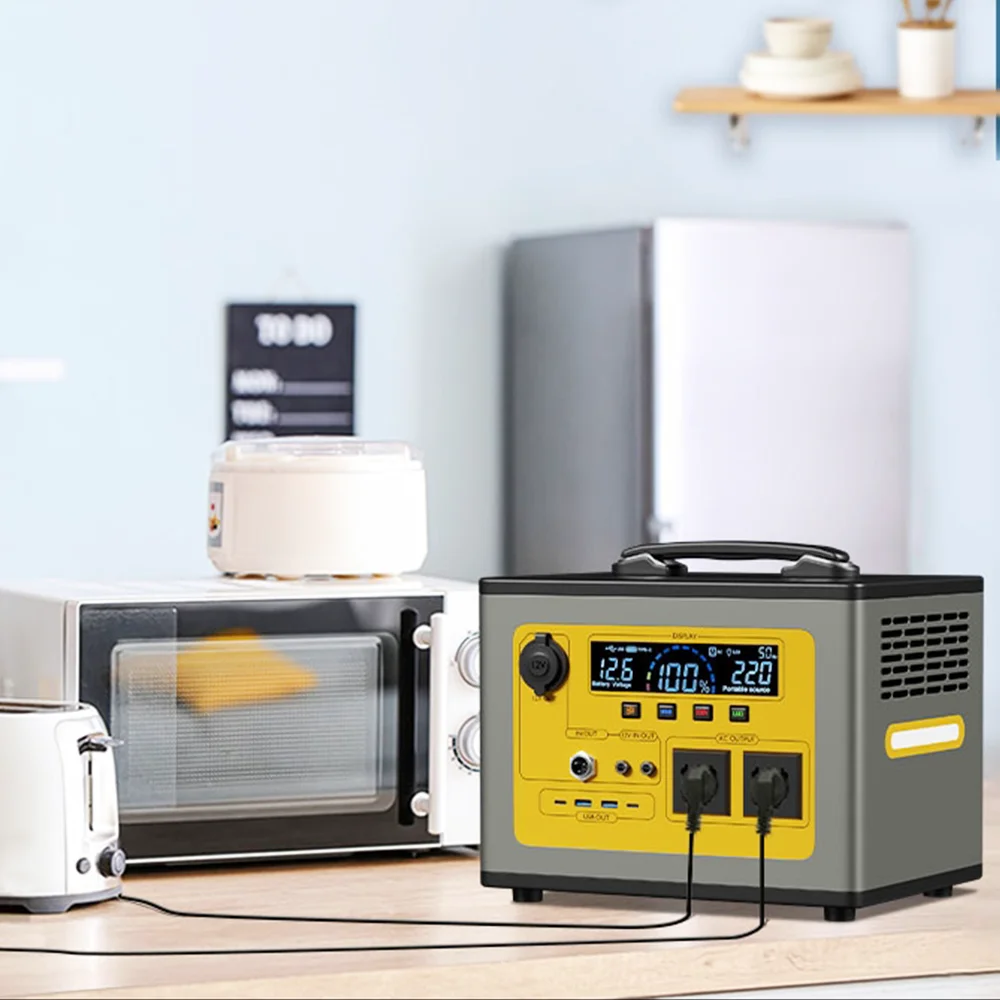 Imagem -03 - Estação de Energia Móvel de Grande Capacidade Smaraad Geladeira Doméstica Estável e Confiável Padrão Europeu 220v 1200w