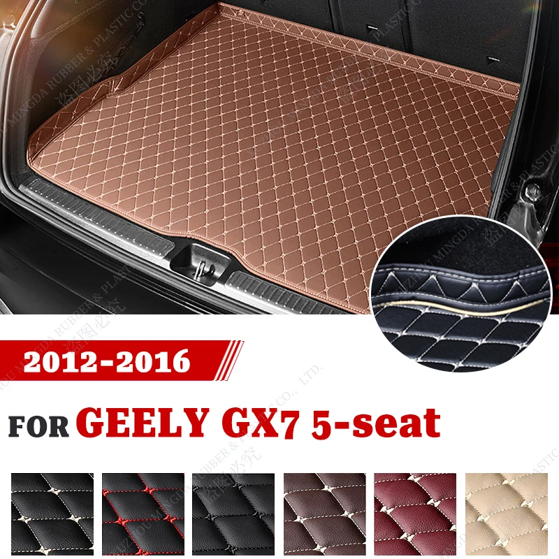 

Коврик для багажника автомобиля для GEELY GX7 5-Seat 2012 2013 2014 2015 2016 пользовательские аксессуары для автомобиля украшение интерьера автомобиля