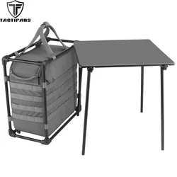 Tactical Camping Table Field Office Hunting Outdoor Portable Table Foldable Lightweight Durable 7075 Alloy BBQ Computer Desk