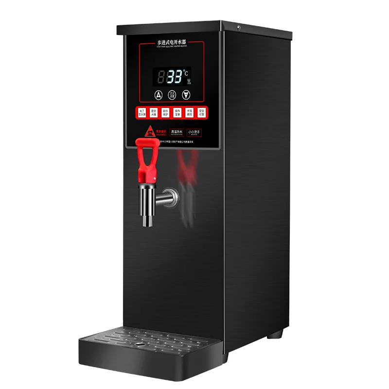 Commercial Electric Water Boiler Automatic Step By Step Large Capacity Water Heater for Milk Tea Shop Bar 30L