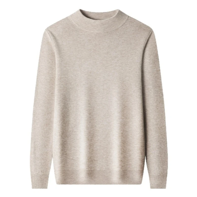 Suéter masculino de malha de alta qualidade, pulôveres de qualidade, casual, retrô, quente, inverno, decote em v, roupa inferior para homens de negócios