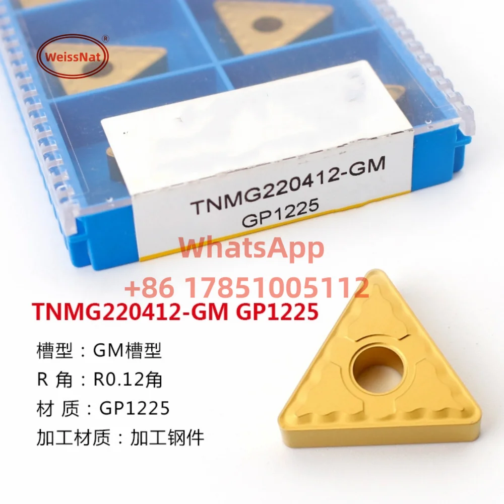 TNMG160404 TNMG160408 TNMG160412 TNMG220408 TNMG220412-QM GM SV QR LM LV GP1105 GP1225 GM3220 GP91TF Carbide Insert TNMG Inserts