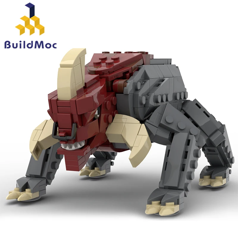 

BuildMoc Space Wars Reek Rhinoceros Acklay Monster Building Blocks Set Arena Beast Crustaceans Bricks Toys For Children Kid Gift