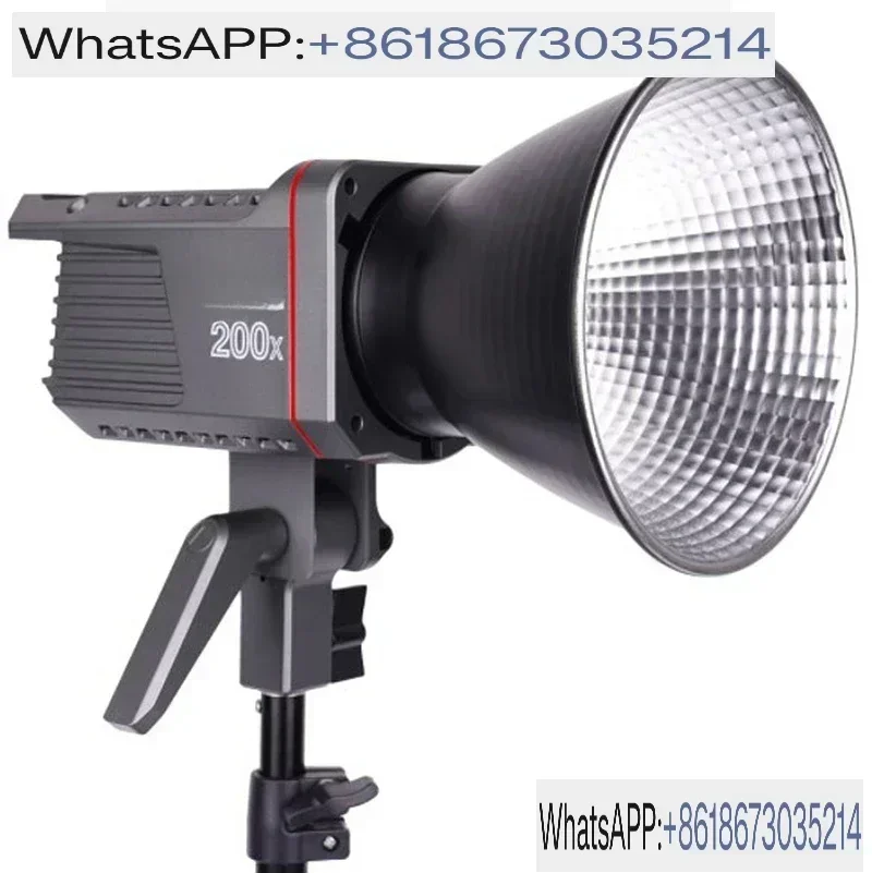 200X LED Photography Lighting Studio Video Light 2700-6500K Color Temperature Film Shooting Adjustable Brightness