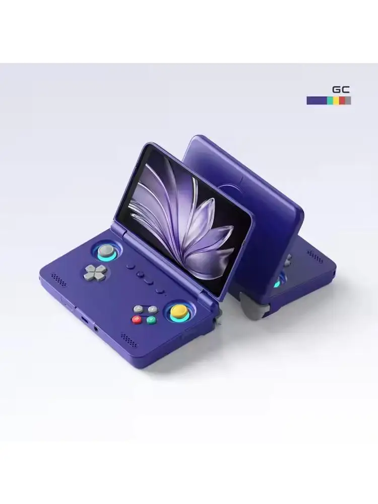 Nouveau Retroid Pocket Flip 2 Consoles de jeu portables WiFi 6 SD865 5.5- pouces OLED écran tactile Portable Mobile rétro Consoles de jeu