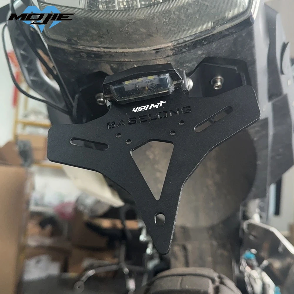 

For CFMOTO 450MT 450 MT IBEX 450 800MT-X 800MTX 2024-2025-2026 License Plate Holder Bracket Rear Tail Tidy Fender Eliminator Kit