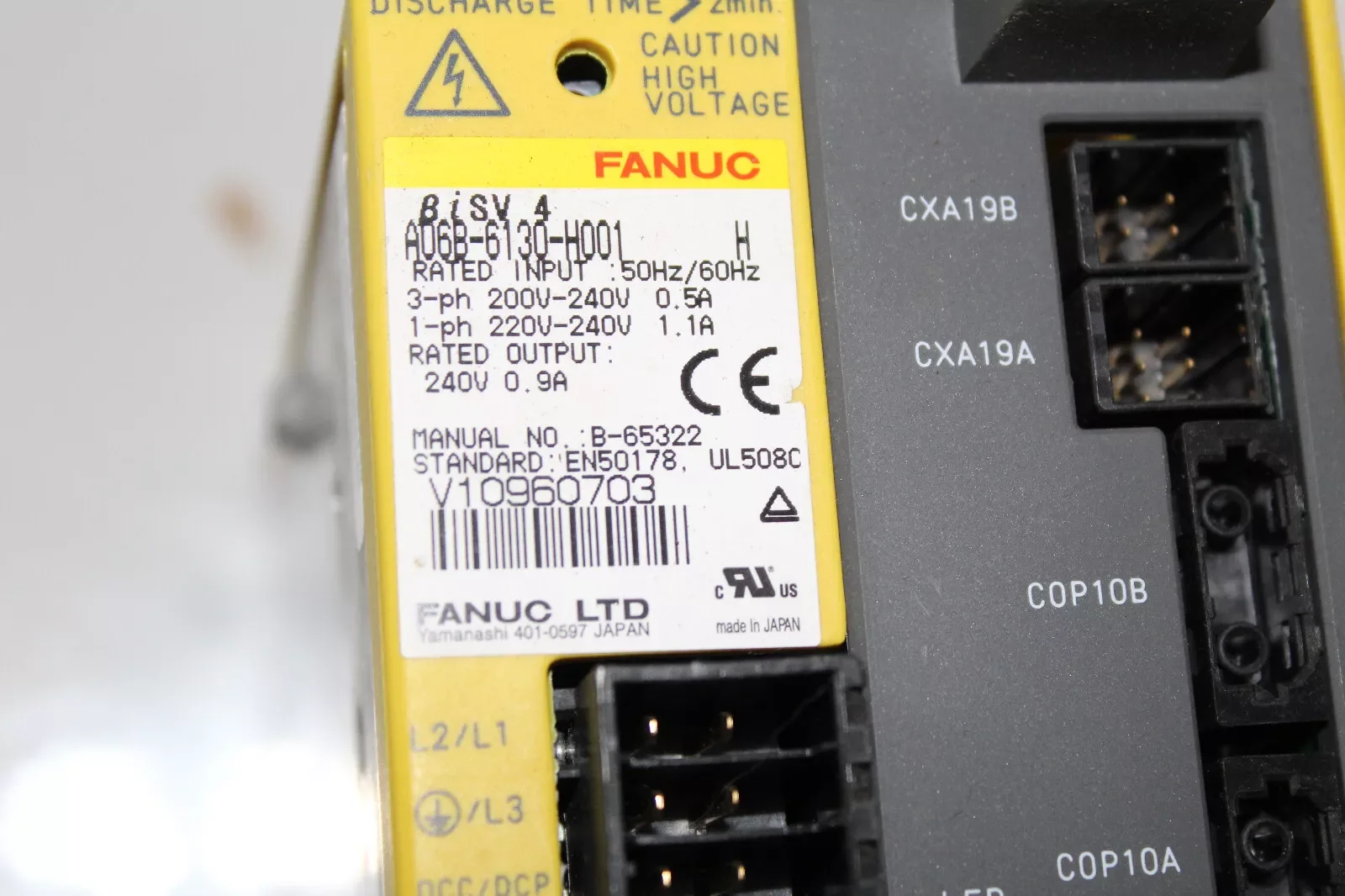 A06B-6130-H001 New Fanuc Servo Amplifier CNC System Machine 12 Months Warranty A06B 6130 H001