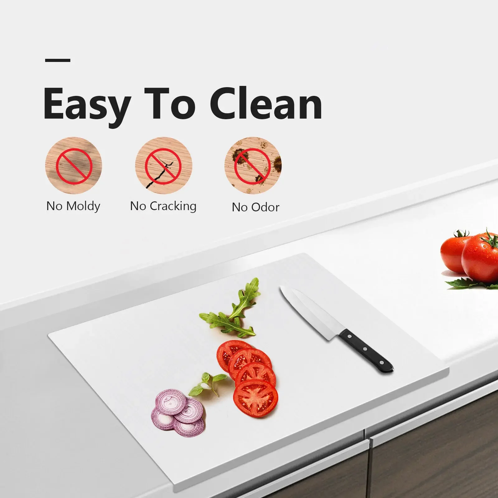 

Большая разделочная доска из нержавеющей стали 27x19 дюймов, двухсторонняя разделочная доска для мяса и овощей класса 304