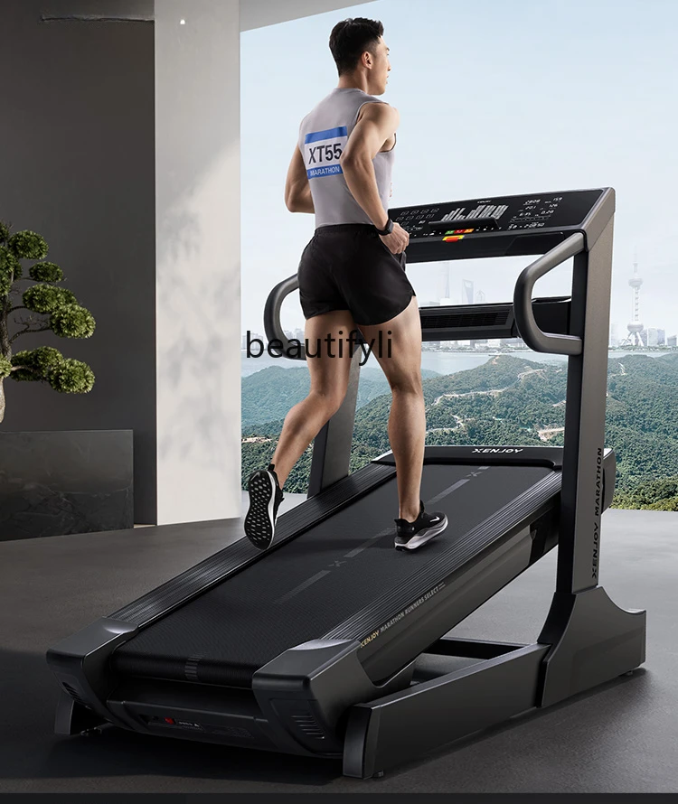 Smart treadmill household silent slope large commercial equipment gym special