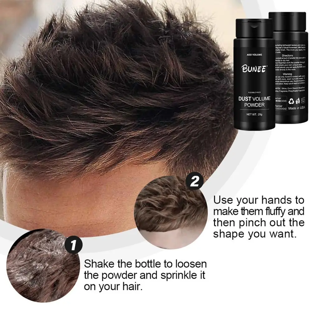 Haarstyling Poeder Olie Controle Haar Poeder Pluizig Haar Poeder Verhogen Haarvolume Direct Langdurige Styling Voor Mannen Q9n6