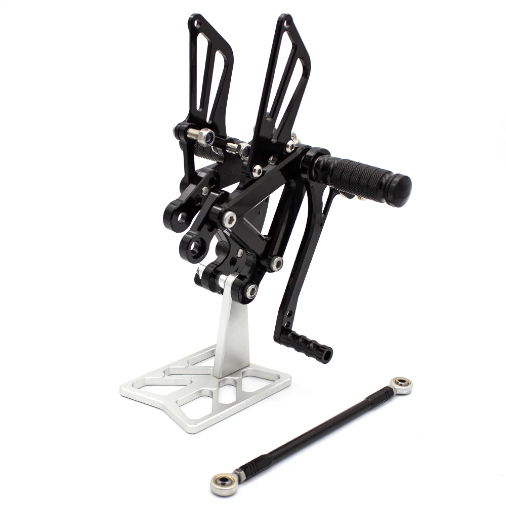 CNC Motorcycle Rearset Footpeg Footrest Foot Peg Platforms Fit For Kawasaki Ninja ZX6R ZX636 ZX-6R ZX-636 ZX 6R 636 2003-2004 view 6