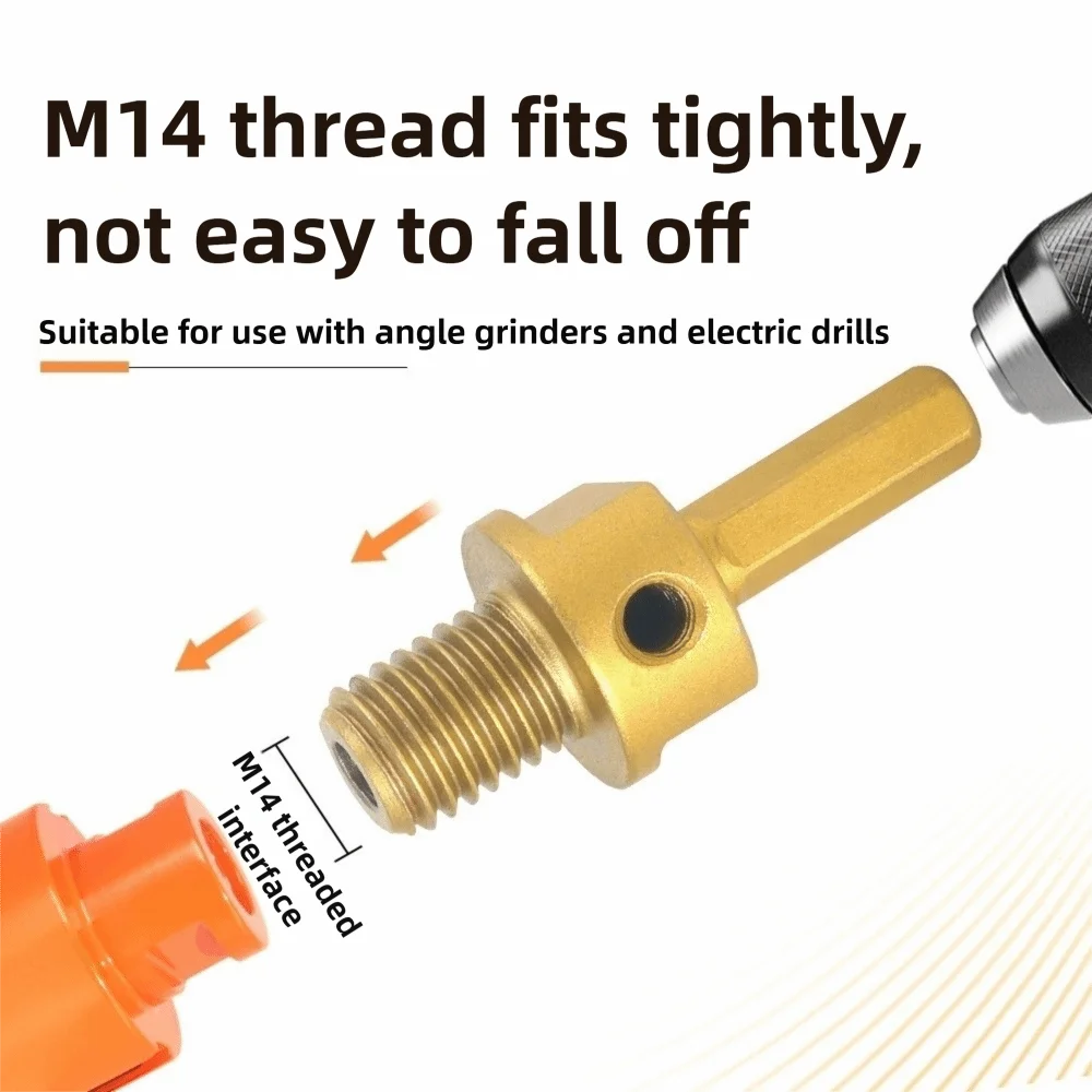 M14 Positioning Centering Tool Accurate Positioning Stable Clamping Center Drill Brazing Diamond Hole Saw Centering Tool