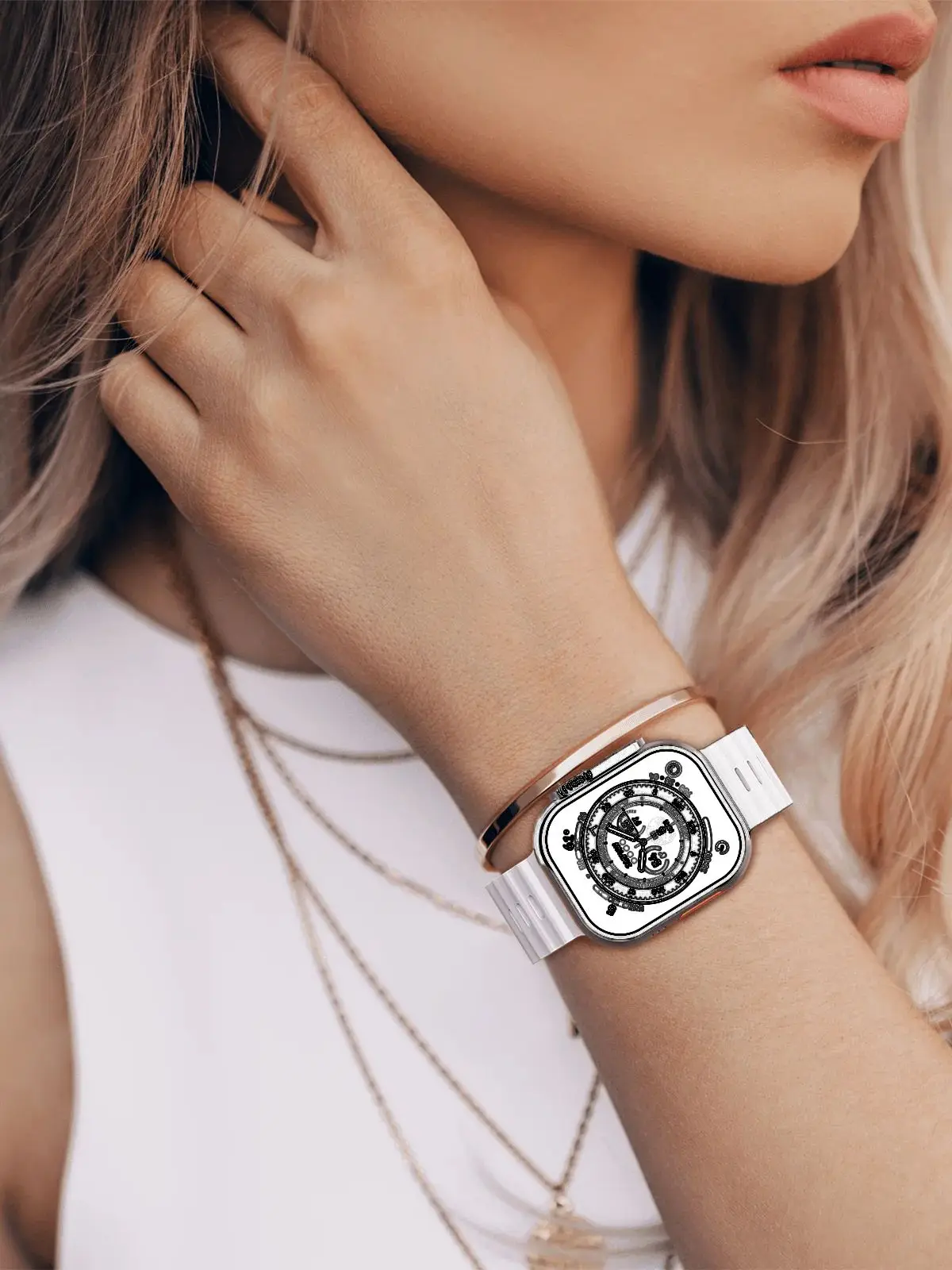 Cinturini sportivi compatibili con cinturino Apple Watch 38mm 40mm 41mm 42mm 44mm 45mm 49mm 46mm, cinturino in silicone per iWatch Apple Watch Serie