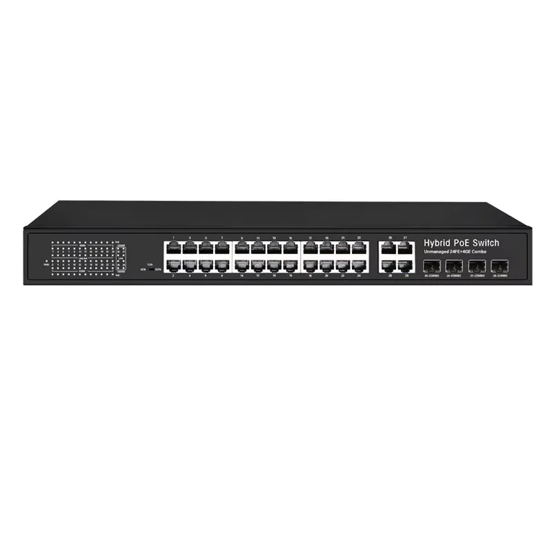 High Quality 24 Port / Sfp  10/100mbps Switch Poe Programmable