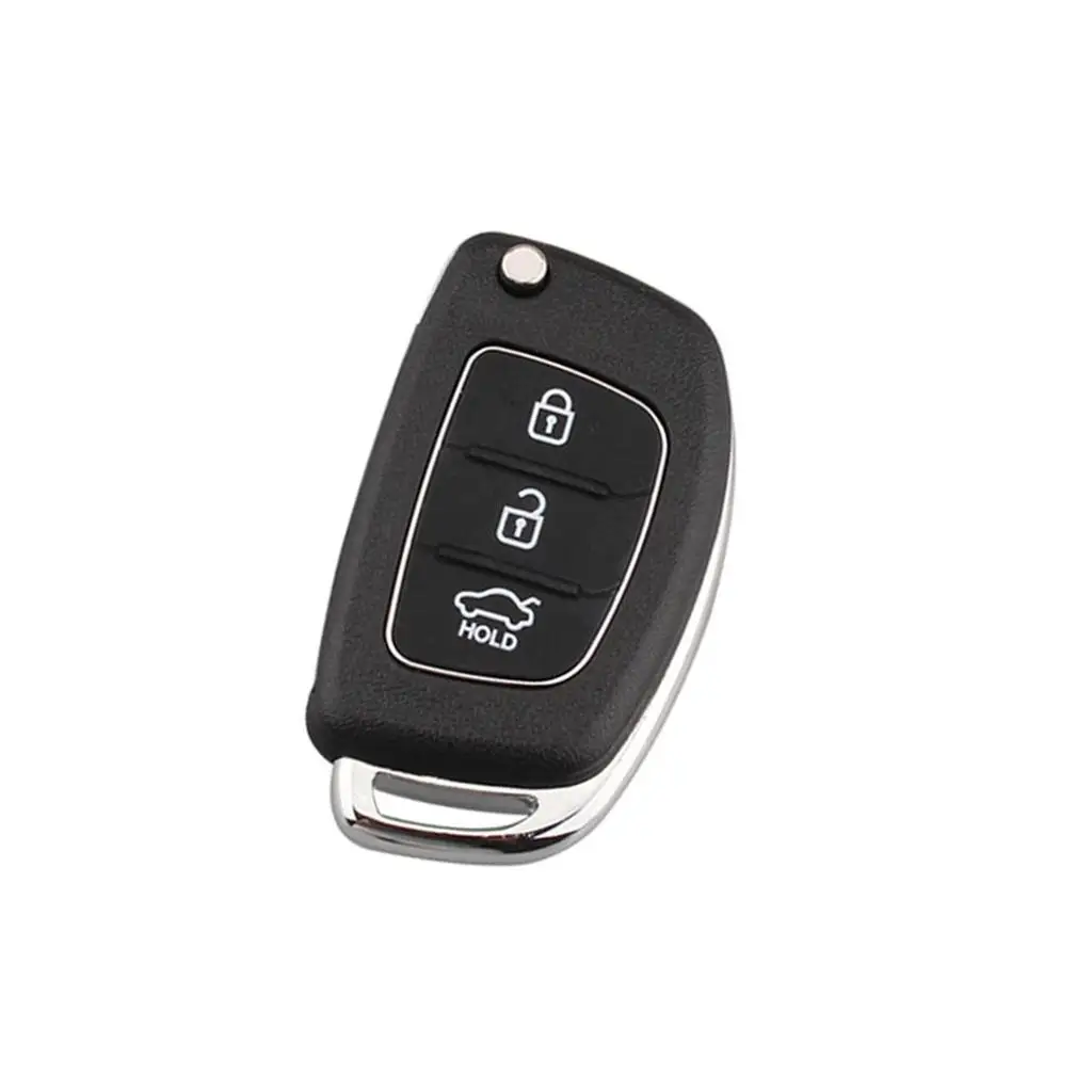 Remote Key Case Fob Cover Uncut Blade for Hyundai ix35 ix45 Series