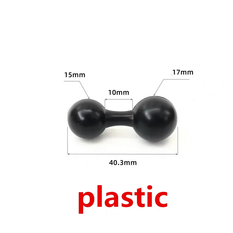 17mm to 15mm/17mm Composite Ball Adapter Dual Ball Adapter for Mobile Phone Car Holder for garmin- GPS Brackets