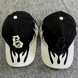 Star with Hip Hop Hat Best-seller High Street Fashion Flame berretto da Baseball Outdoor Street Cool Tide Brand Sun Shield Caps