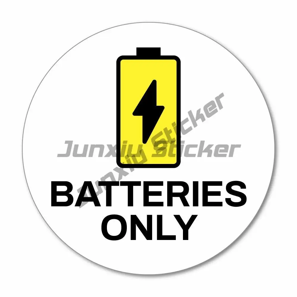 

Batteries Only Recycle Sticker Decal Window Sign Graphic Bin Car Safety