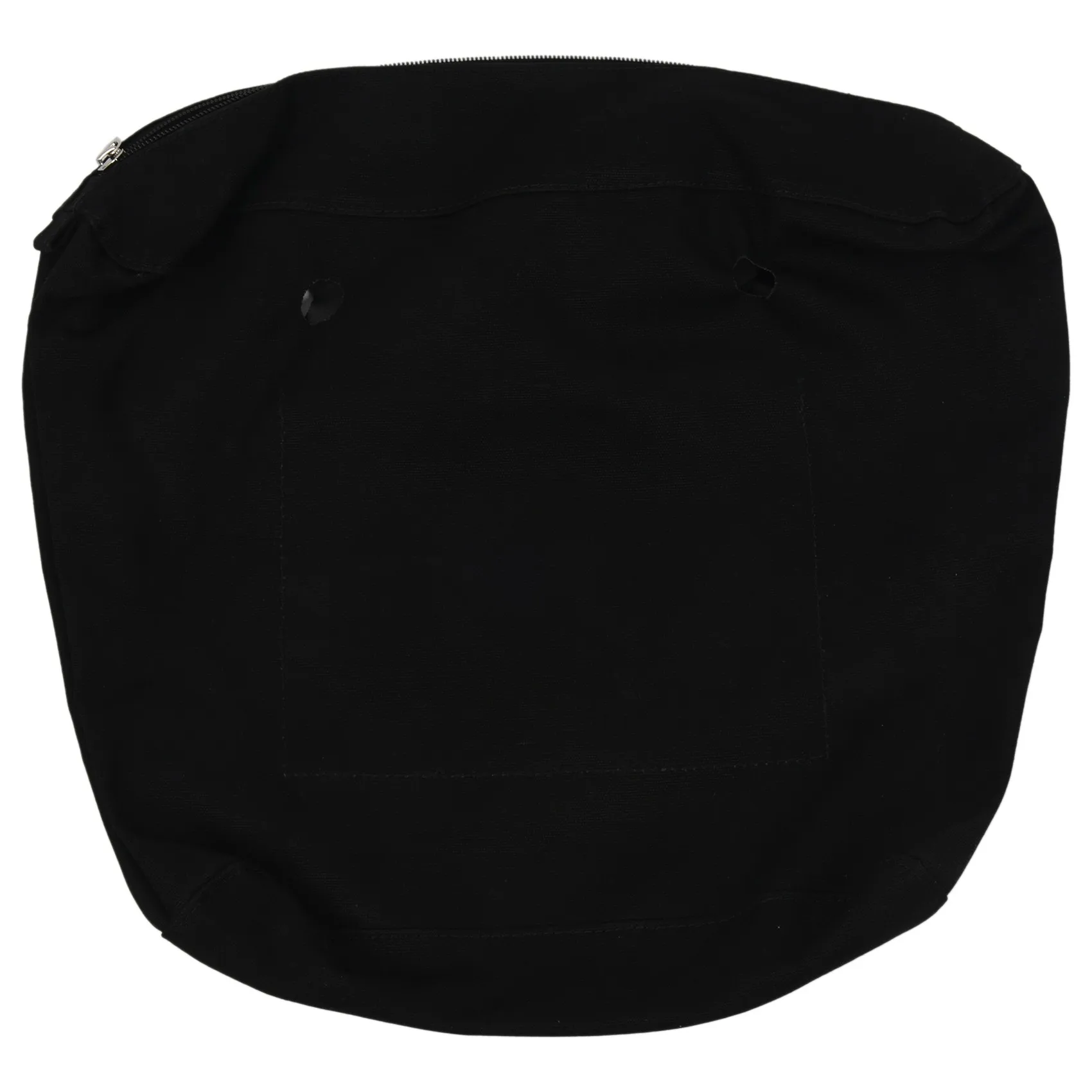 Waterproof Solid Canvas Insert Inner Lining Insert Zipper Pocket for Obag O Bag Handbag Bag Black