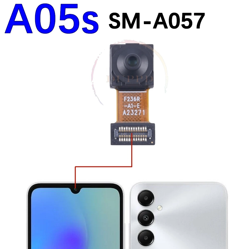 Back Main Camera For Samsung Galaxy A05 A055F A05s A057F Front Samll Facing Rear Camera Moduel Flex Cable Parts