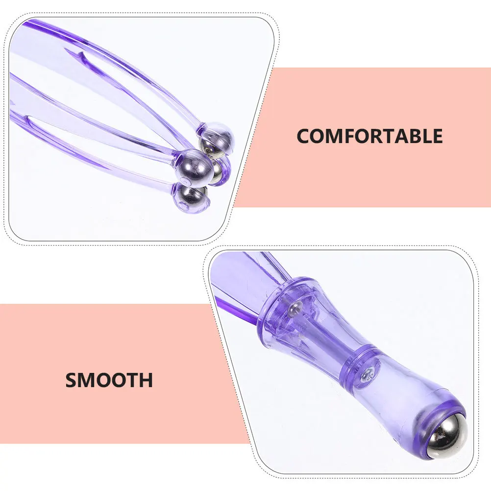 2 قطعة مدلك الاصبع يده أداة الدورة الدموية المزدوجة الوجهين الأسطوانة لليد العضلات الإغاثة المحمولة جهاز تدليك المفاصل