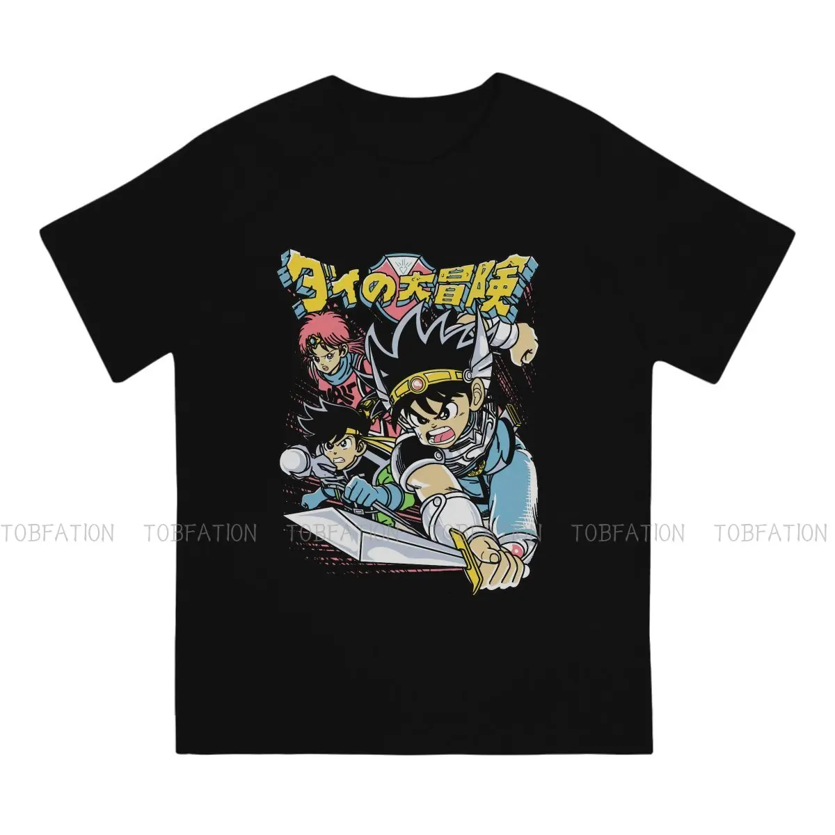 Dragon Quest Dragon Warrior T Shirt Vintage Alternative High Quality Tshirt Oversized O-Neck Streetwear