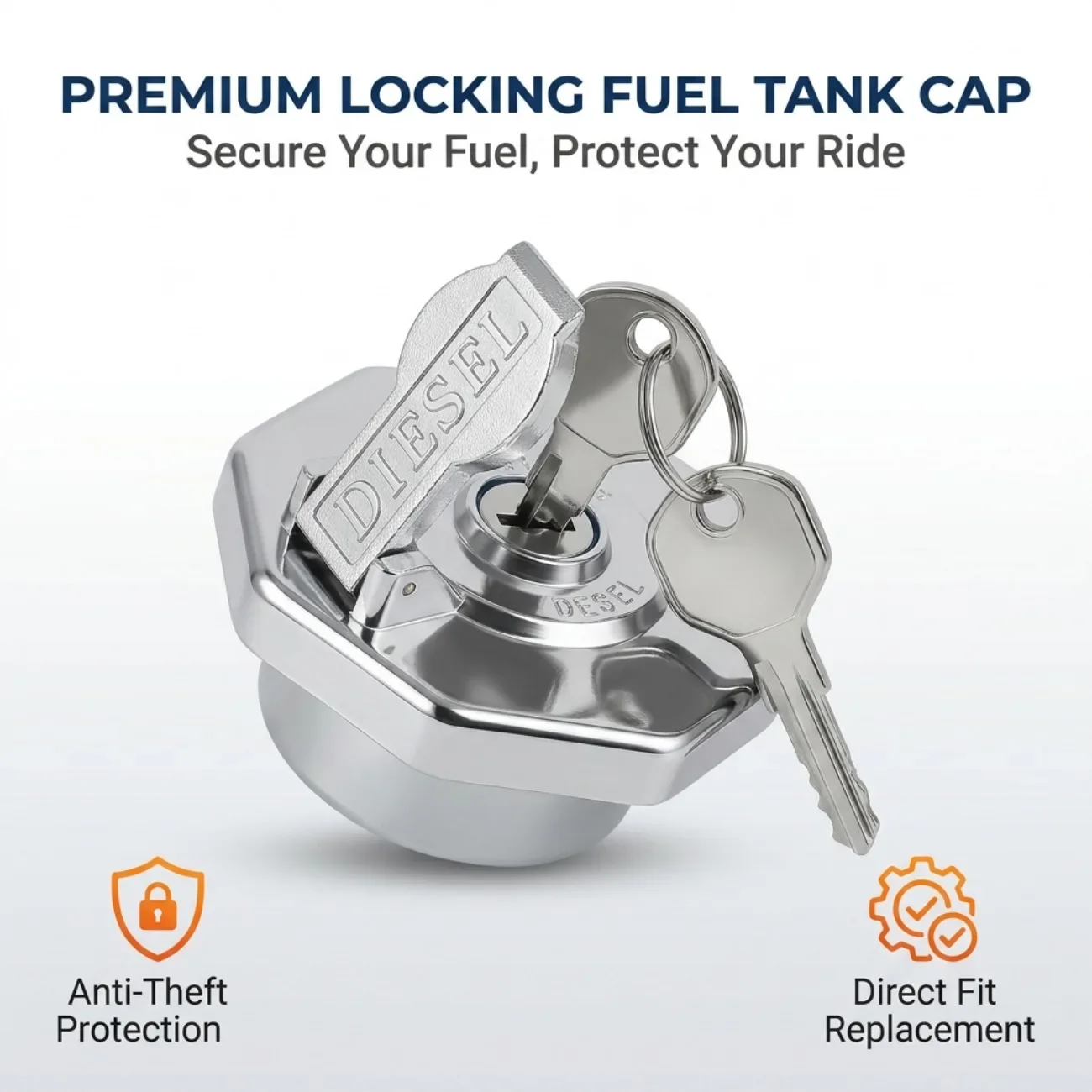 Tank Fuel Cap With Key 8981460100 8980889820 8098146010-PT For ISUZU ELF NPR NQR NQR75 4HK1 NPR NQR 100P 600P Car Accessories