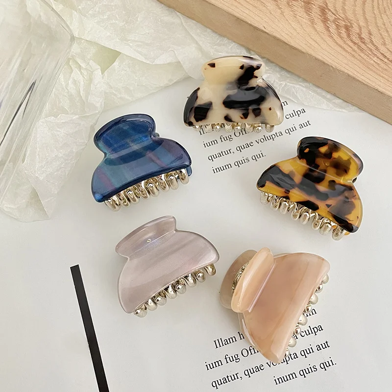 

Full diamond fashion super fairy with diamond grab clip acrylic hair accessories girl simple disc hair clip