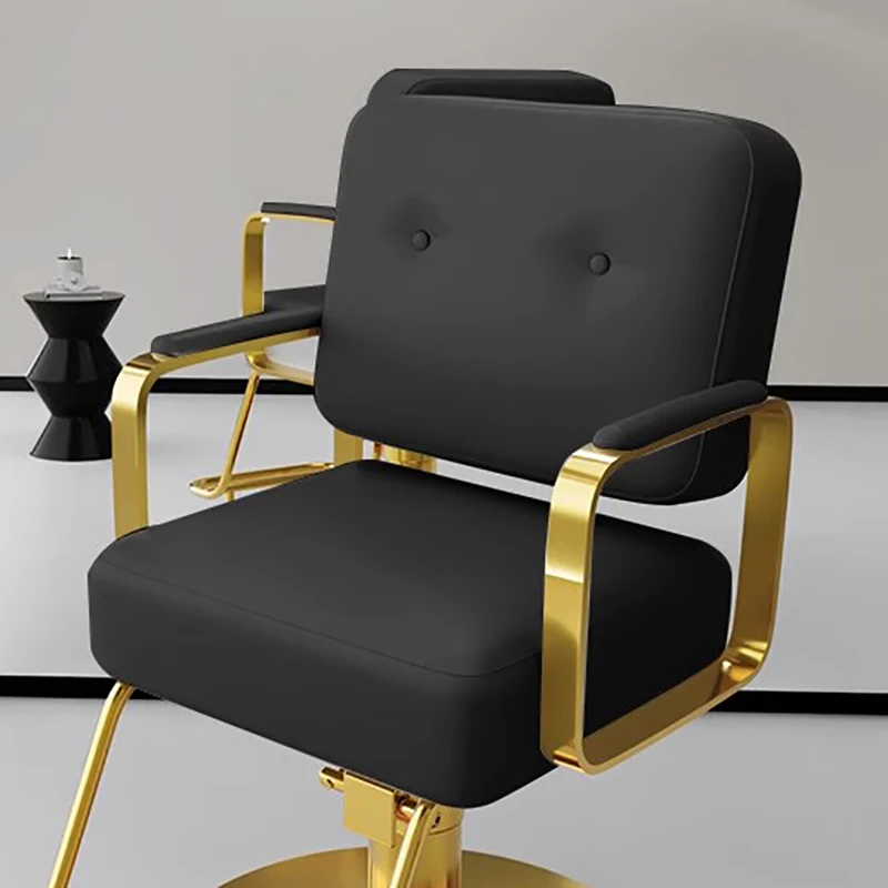 Unique Design Barber Chairs Elegant Aesthetic Modern Storage Salon Chairs Glamour Simple Fotel Kosmetyczny Salon Furniture