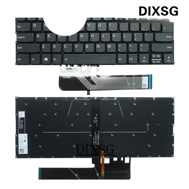 New US Keyboard backlit for Lenovo Ideapad S540-14IWL K4-IWL C340-14IWL 14API C740-14 K3-IWL K4e-IML K4e-IML Flex14 81SQ 530-14