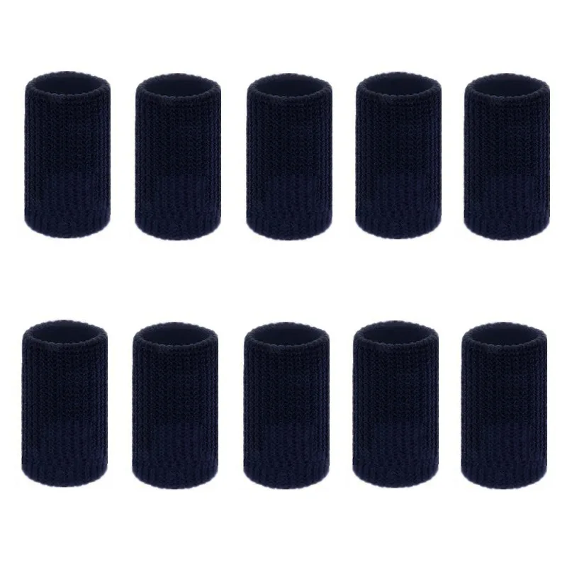 10PCS Elastische Sport Finger Ärmeln Arthritis Unterstützung Finger Schutz Outdoor Gym Basketball Volleyball Finger Schutz Corrector