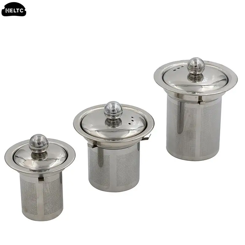 Reusable Stainless Steel Tea Strainer Mesh Infuser Basket Loose Tea Leaf Infusers Herb Filter for Mug Teapot Teaware Tea Maker