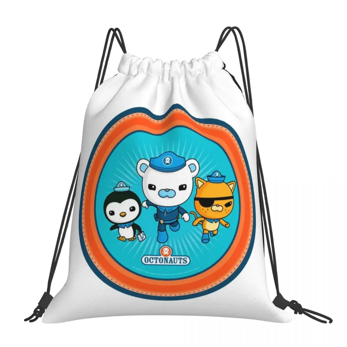 Рюкзаки Kid Kwazii The Octonauts, портативные сумки на шнурке, карманные спортивные сумки на шнурке, сумки для книг для путешествий, школы